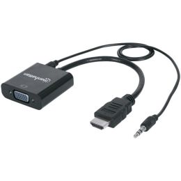 Manhattan 151450 HDMI Male to VGA Female Converter with Audio
